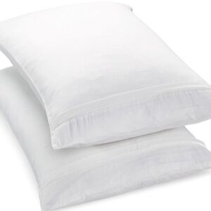 Home Design Easy Care 2-Pack Pillow Protectors, White